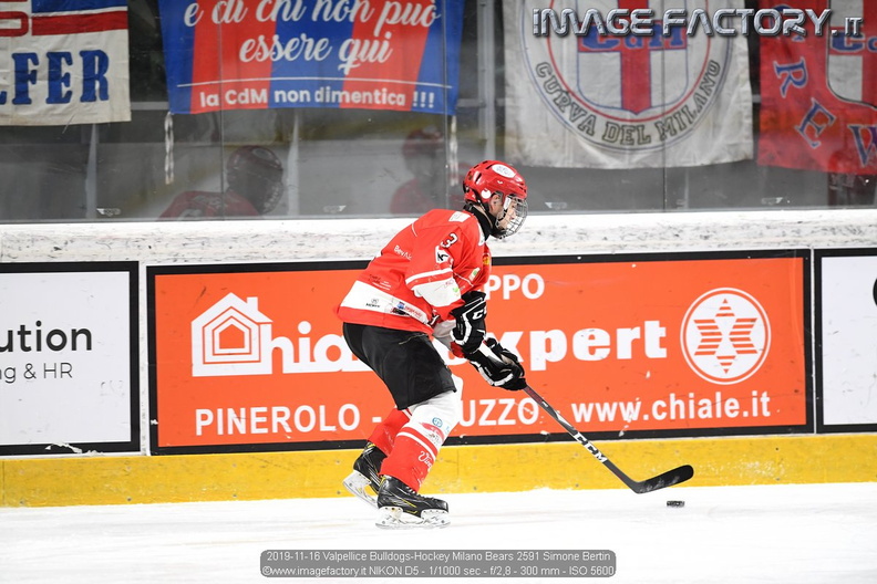 2019-11-16 Valpellice Bulldogs-Hockey Milano Bears 2591 Simone Bertin